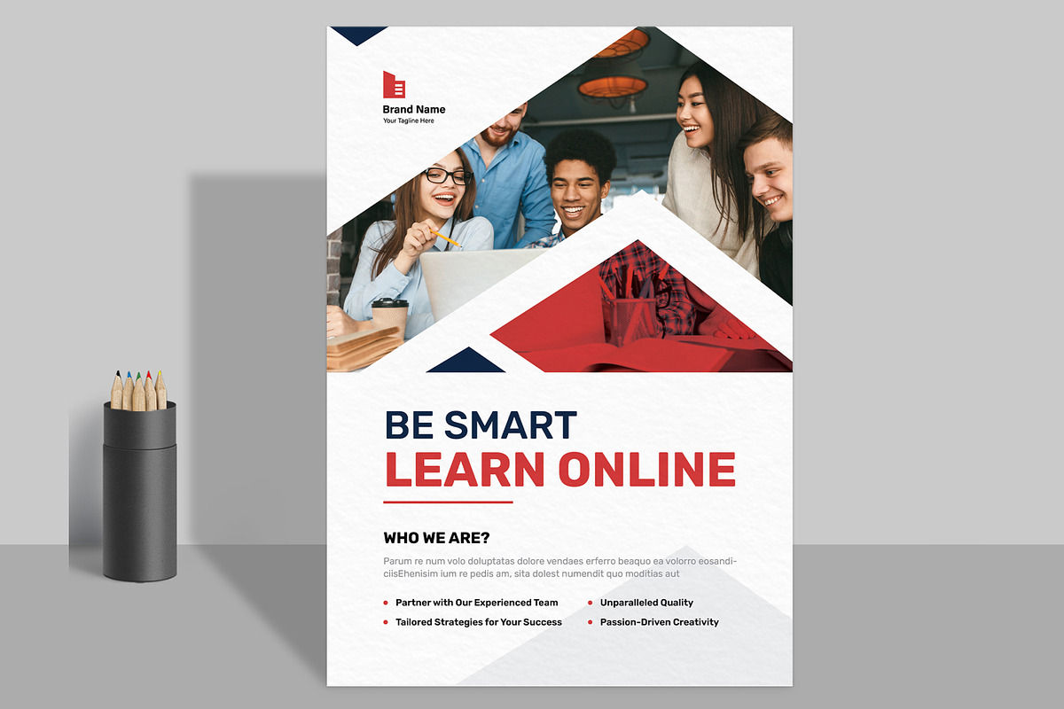 Online Course Educational Flyer, a Flyer Template by ContestDesign (Photo 2 of 3)