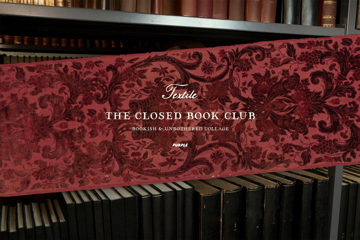 The Closed Book Club Vintage Collage, an Object Graphic by Purple (Photo 13 of 15)