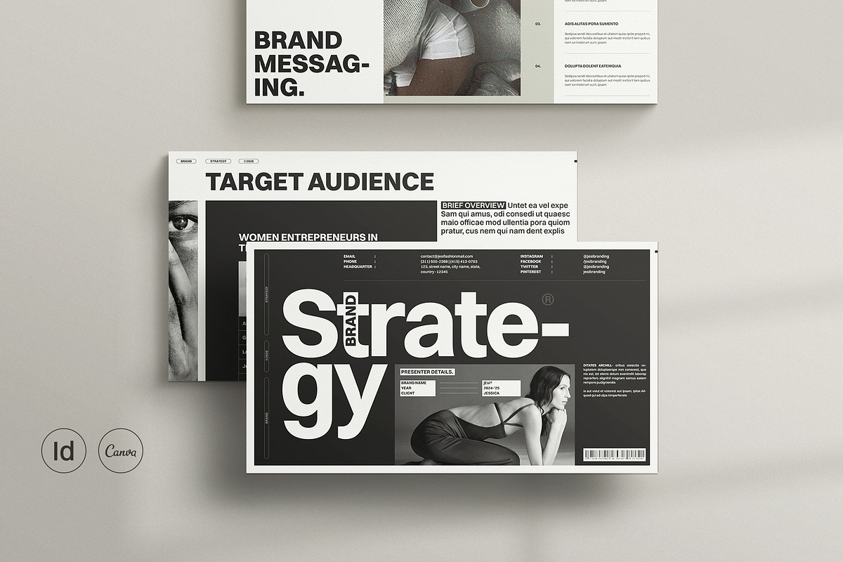 Brand Strategy Guide Template, a Presentation Template by ArtisanaAura (Photo 1 of 9)