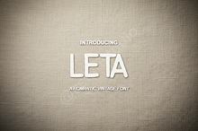 Leta | Sophisticated Minimalist Seri