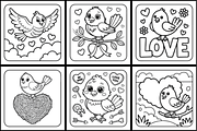 Easy Cozy Valentine's Bird, a Seasonal Illustration by Ink Gallery (Thumbnail 3 of 3)
