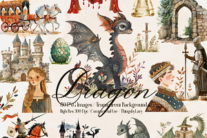 80 Images Fantasy Dragon & Royal PNG