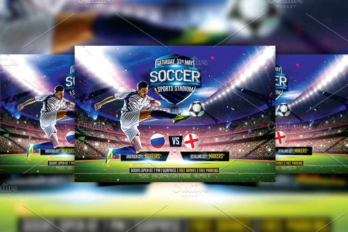 Soccer Flyers Bundle 10 in 1, a Flyer Template by Basez Flyers (Photo 10 of 11)