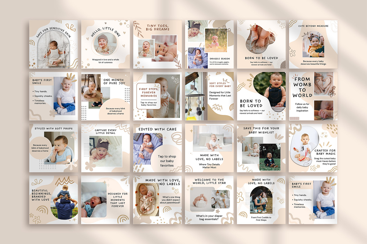 Baby Instagram Canva Social Media preview 6