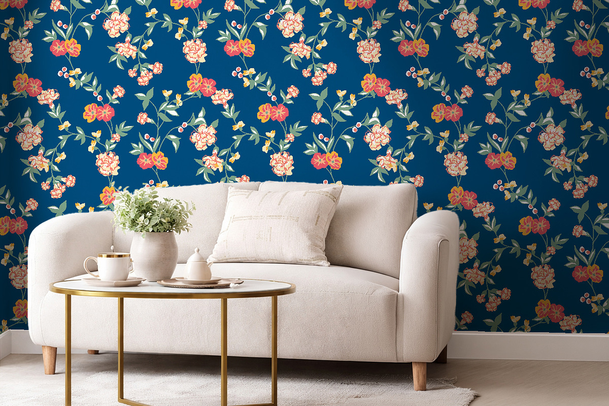 Summer Floral Seamless Pattern, a Pattern Graphic by StudioGlouna (Photo 2 of 9)