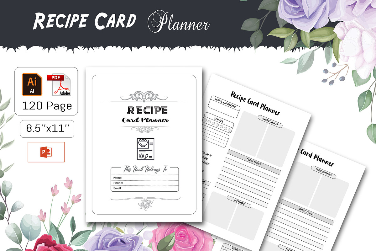 Recipe Card, a Stationery Template by design_hut (Photo 1 of 3)