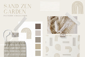 Sand Zen Garden - Seamless Patterns