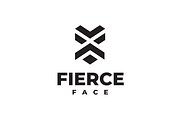Abstract Geometric Fierce Face Logo, a Branding & Logo Template by johnkent (Thumbnail 1 of 2)