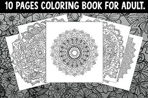 Mandala Coloring Pages Bundle, an Illustration by Artivon