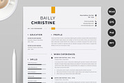 Minimal Resume / CV Template, a Resume Template by Aspect_Studio (Thumbnail 1 of 4)