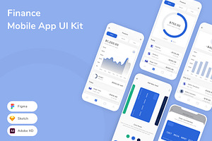 Finance Mobile App UI Kit