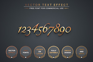 Golden - Editable Text Effect