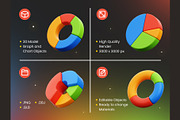 Graph and Chart 3D Icons, an Object 3D Model by Rakata Studio (Thumbnail 2 of 7)