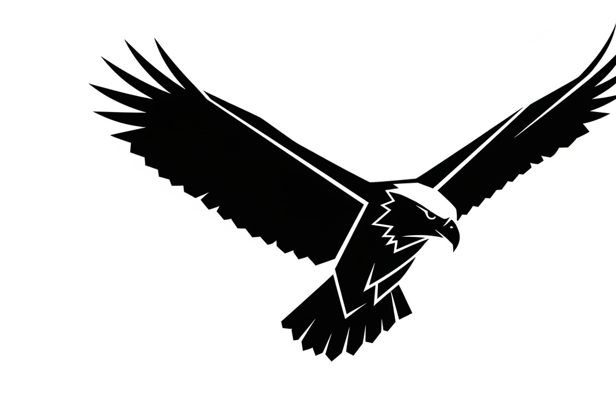 Powerful eagle flying wall art desig, an Illustration by Amazin_art (Photo 11 of 31)