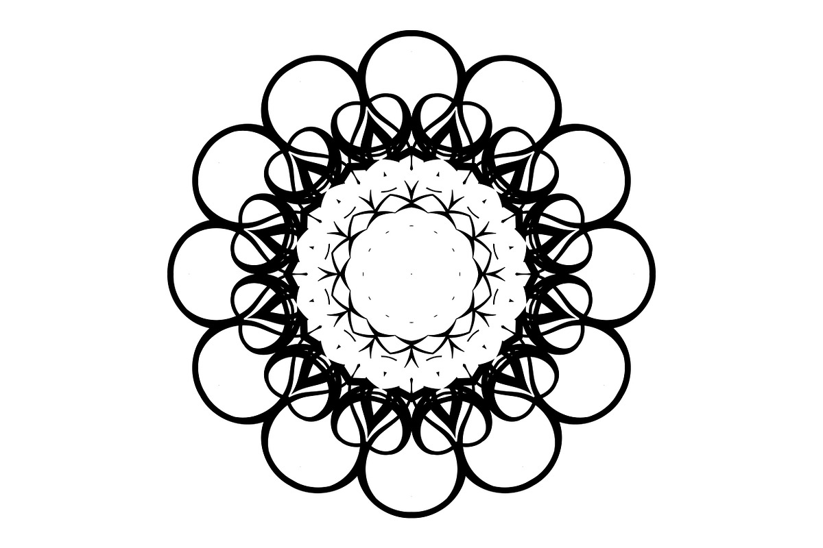 Artistic Mandala Vector Collection, a Decorative Illustration by NJ Himel (Photo 14 of 101)