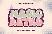 Magic Retro, a Handwritten Font by SaktiAvellin (Thumbnail 1 of 8)