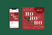 Christmas Hohoho Square, a Flyer Template by Me55enjah Design (Thumbnail 1 of 3)
