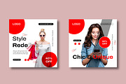 Chic Trends Fashion Social Media, a Social Media Template by MightyDesign (Thumbnail 3 of 8)