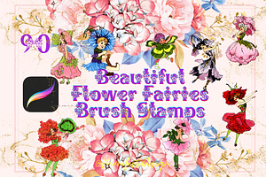 90 Beautiful Flower Fairies Brushes