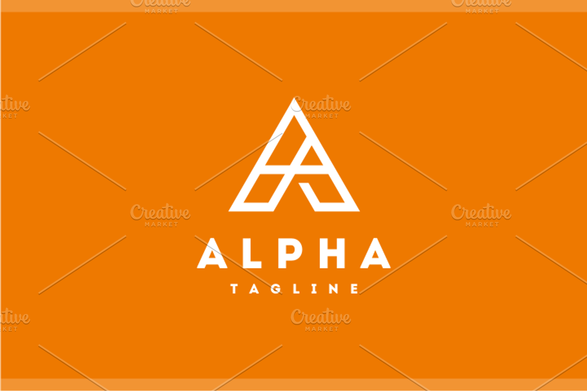 Alpha - Letter A Triangle Logo, a Branding & Logo Template by yopie