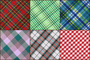 Tartan Fabric Textured Papers, a Pattern Graphic by FrankiesDaughtersDesign (Thumbnail 2 of 3)