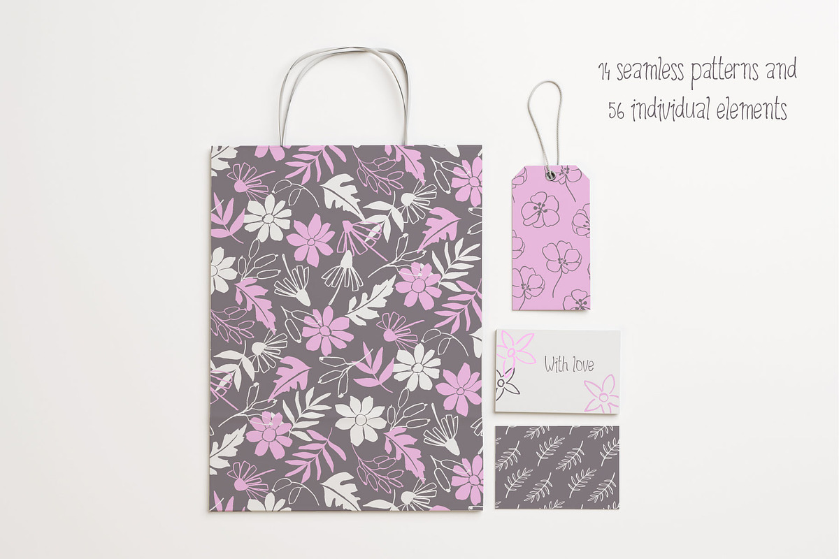 Meadow romance, a Pattern Graphic by Wild Rose (Photo 2 of 9)