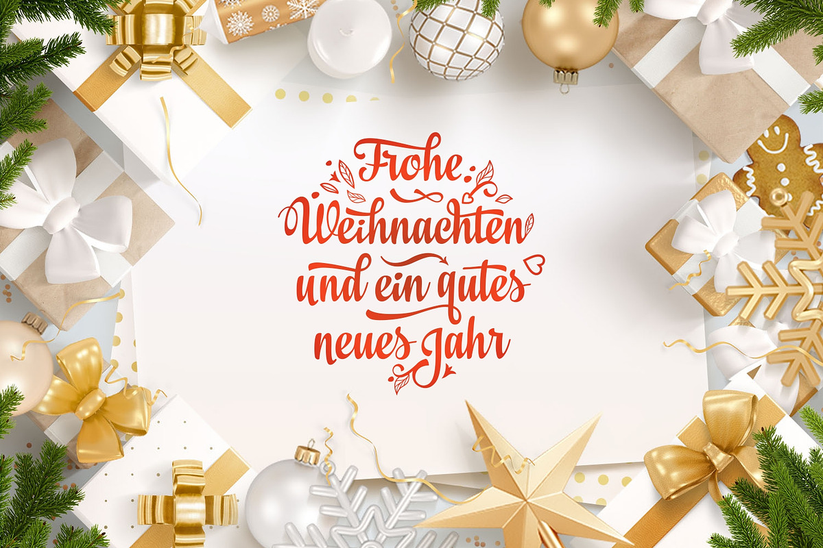 Frohe Weihnachten Christmas svg, an Object Graphic by Zoya Miller (Photo 5 of 9)