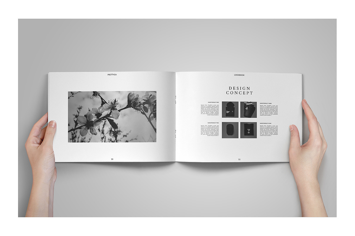 Prettyca Lookbook, a Brochure Template by Firtana (Photo 3 of 14)