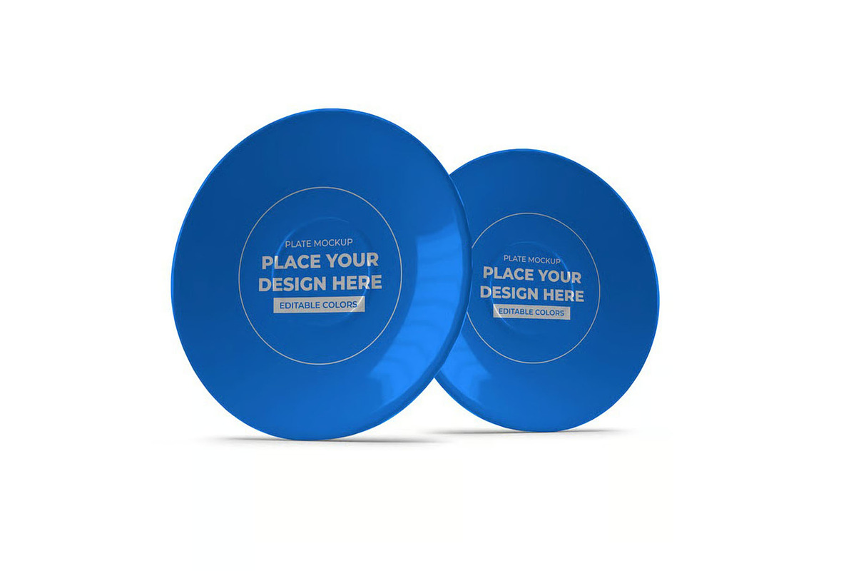 Plate Dish Mockup Template Set, a Household Mockup by DesignRushMarket (Photo 6 of 11)