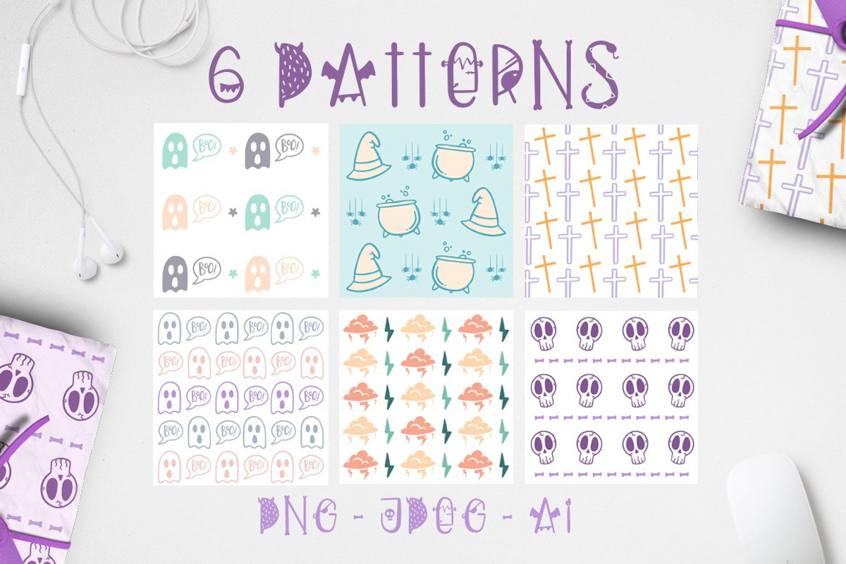 Halloween Party Pack!, a Font by Andrea De Oliveira (Photo 6 of 11)