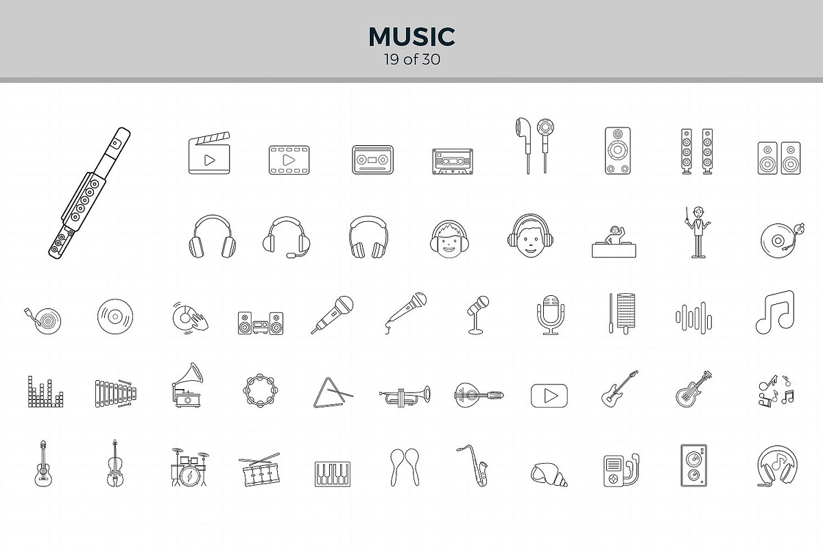 Jumbo Line Icons Pack, an Outline Icon by Jumbo Icons (Photo 21 of 48)