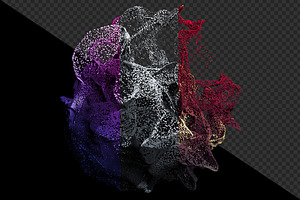 3D Renders Of Particles Dispersion