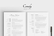 Resume Template | CV, a Resume Template by Comely Design Studio (Thumbnail 2 of 4)