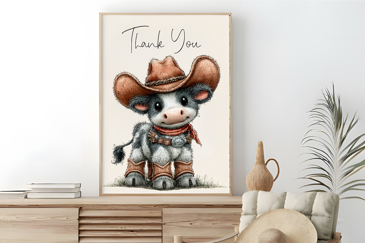 Whimsical Western Animals Clipart, a Seasonal Illustration by RobertsArt (Photo 7 of 7)