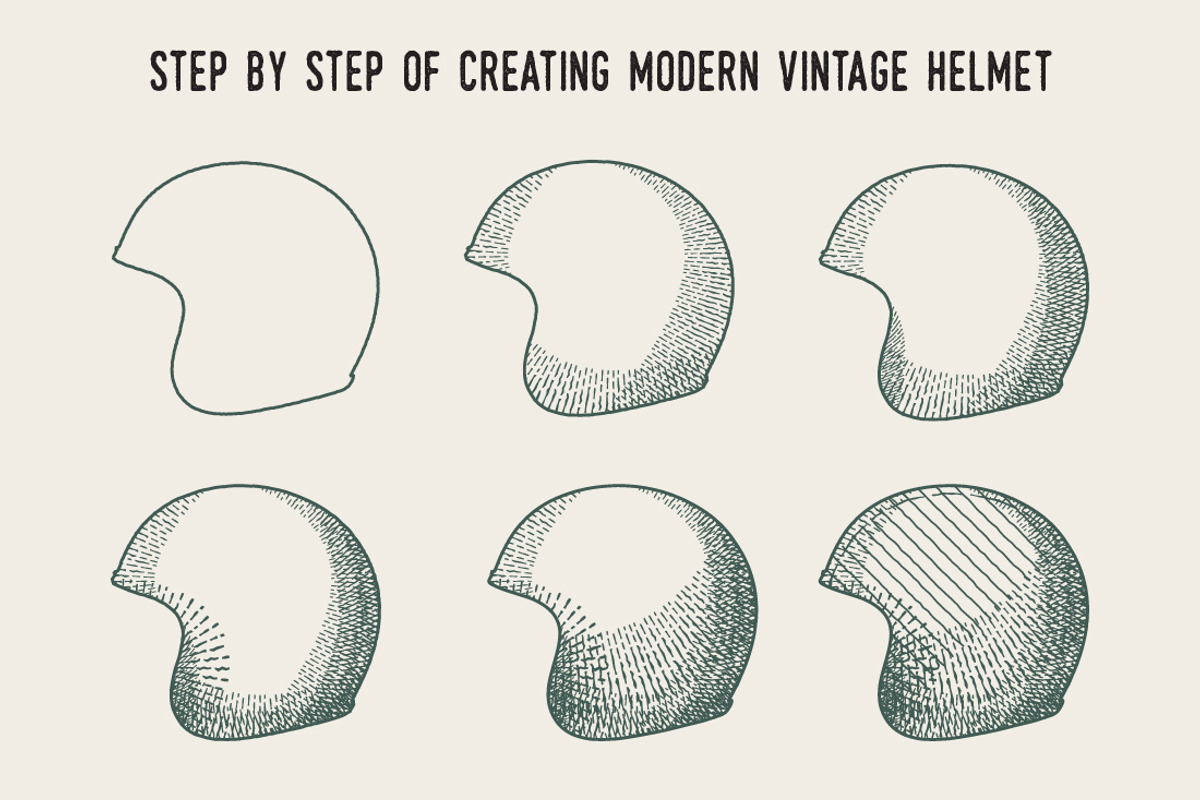 Modern Vintage Cross Hatch Brush, a Brush Add-On by MuSan (Photo 4 of 5)