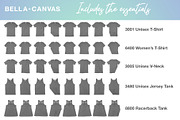 Bella + Canvas Mockup Essentials, a Hoody Mockup by Pixel Sauce™ (Thumbnail 2 of 6)