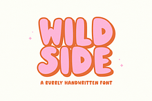 Wildside | Bubbly Handwritten Font