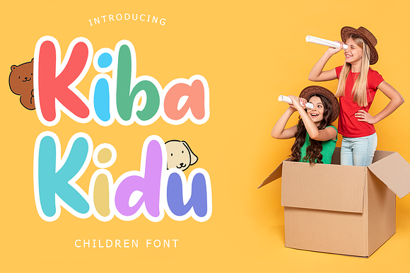 Kiba Kidu Children Font preview 8