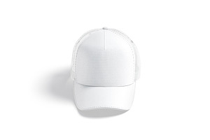 White Sport Baseball Cap 3D Model