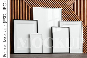Frame Mockup PSD JPG, a Print Template by VNmockup