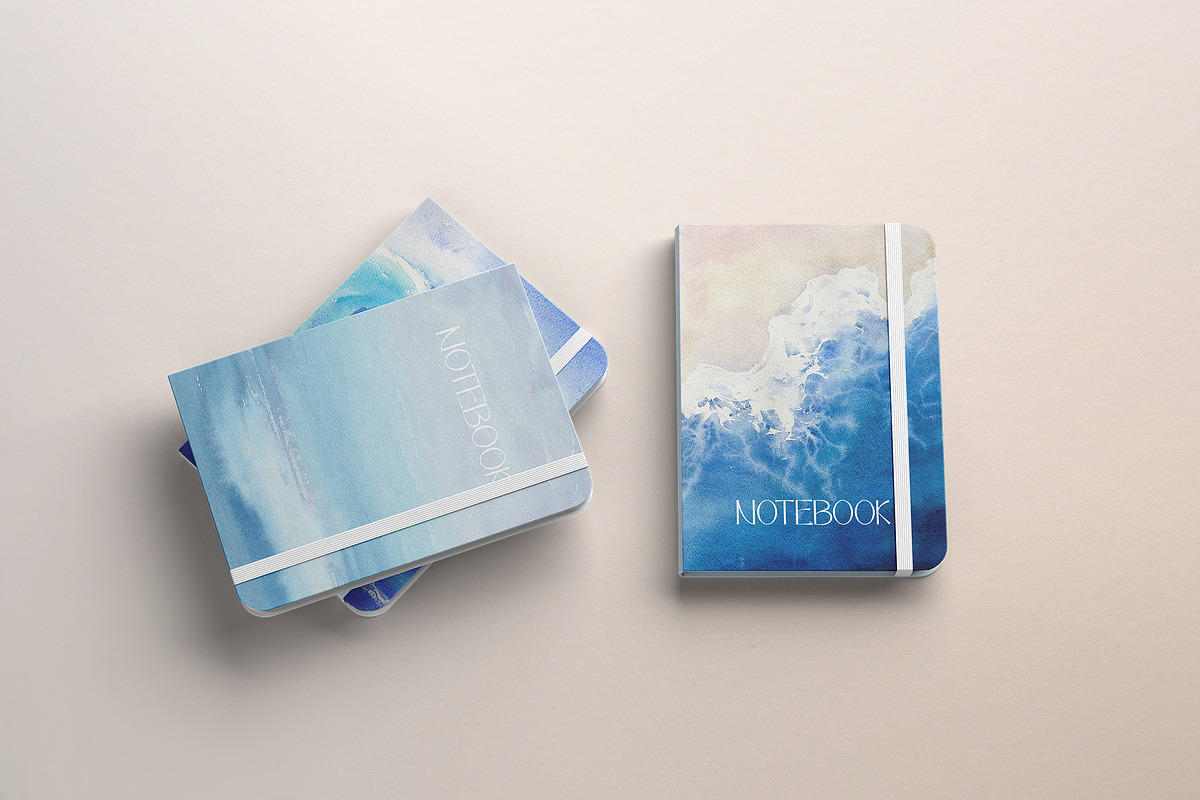 Watercolor Ocean & Sea Landscapes, a Seasonal Illustration by NataliArkushArt (Photo 6 of 15)