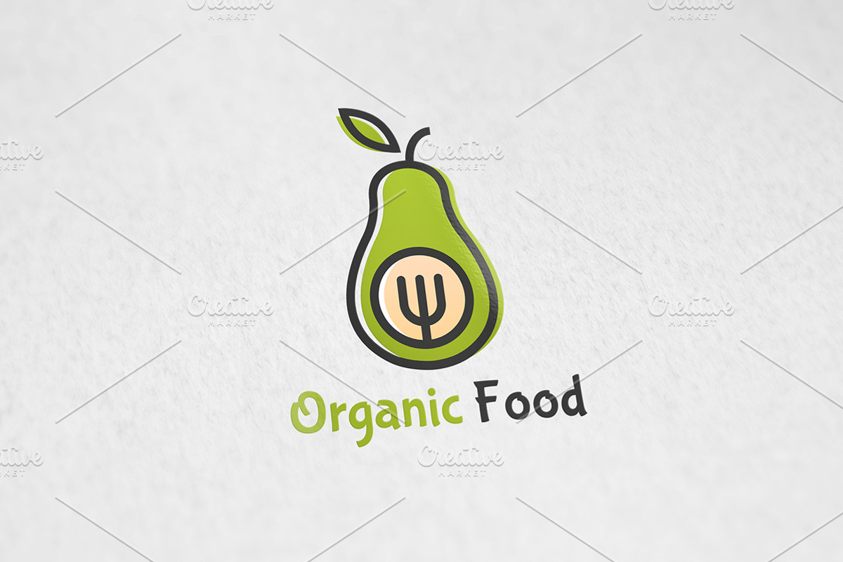 Organic Food Logo, a Branding & Logo Template by Martin-Jamez (Photo 2 of 4)