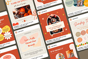Cozy Autumn Instagram Bundle| Canva, a Social Media Template by DesignbySamVN (Thumbnail 2 of 7)