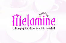 Melamine - Blackletter Font