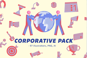 Business & Office Graphic Toolkit, a Finance Illustration by Schumacher Shop