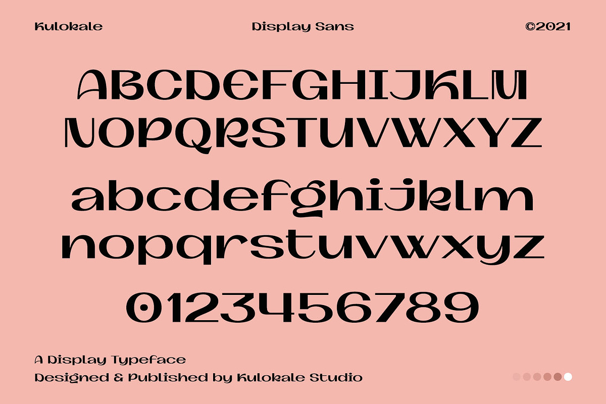 Kylie Boga Display Sans Font, a Sans Serif Font by Kulokale (Photo 8 of 10)