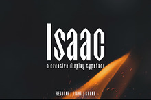 Isaac Display Font Family