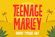 Teenage Marley, a Sans Serif Font by TeenageFoundry (Thumbnail 1 of 9)