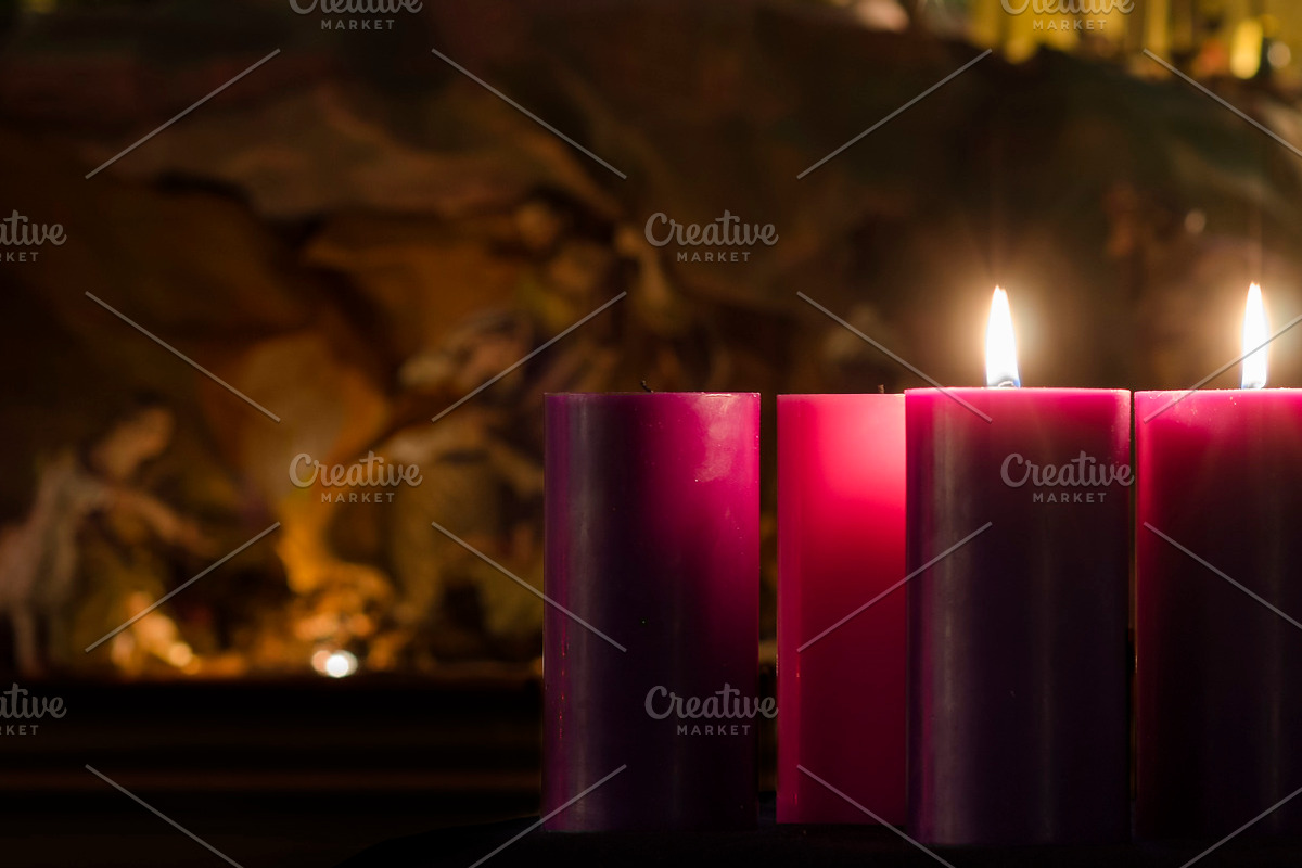 Advent Candle Week 2, a Holiday Photo by LisaKoubou (Photo 2 of 2)