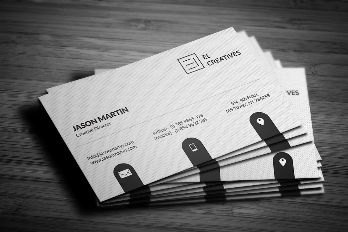 Clean Corporate Business Card, a Business Card Template by bouncy (Photo 2 of 4)
